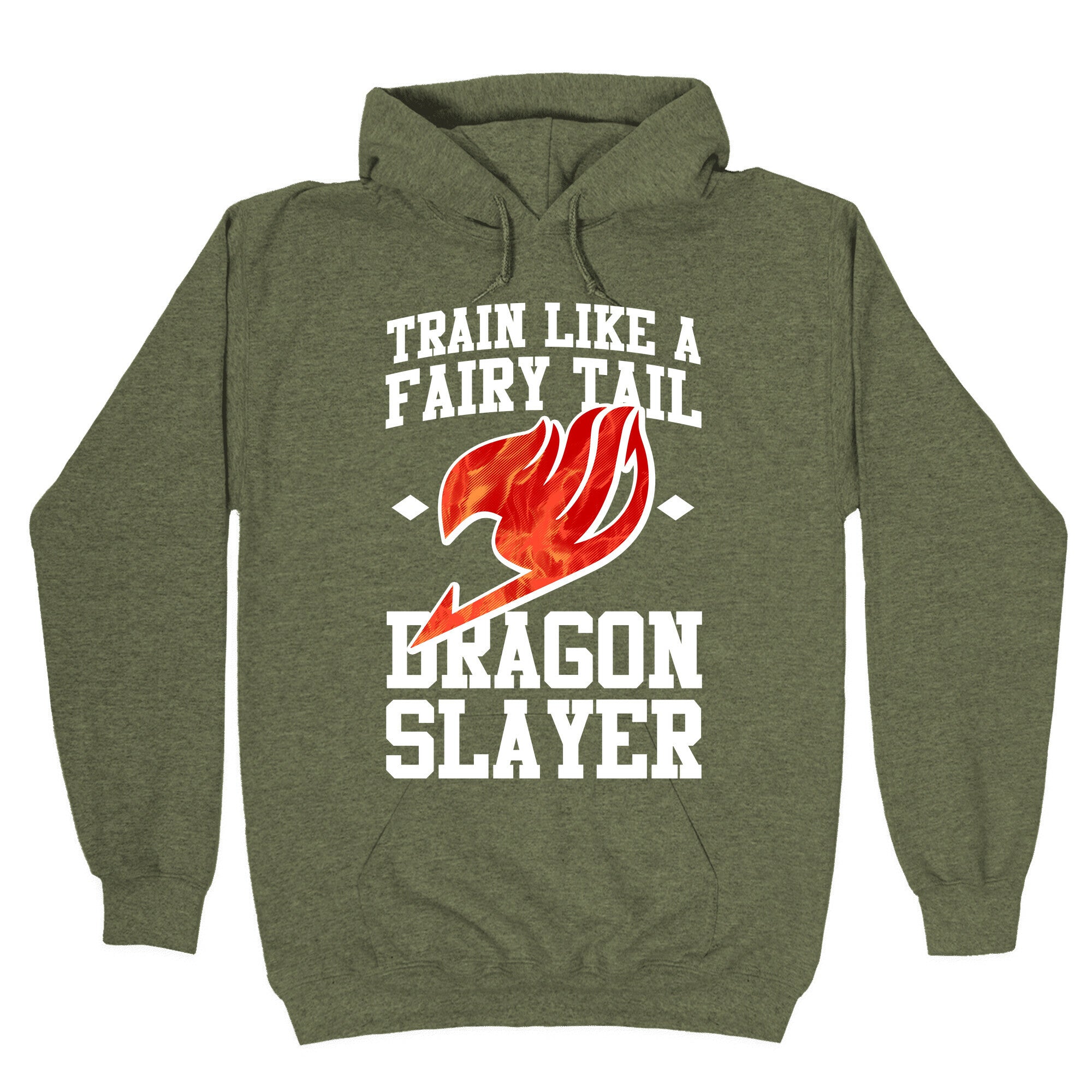 Train Like a Fairy Tail Dragon Slayer (Natsu) Hoodie
